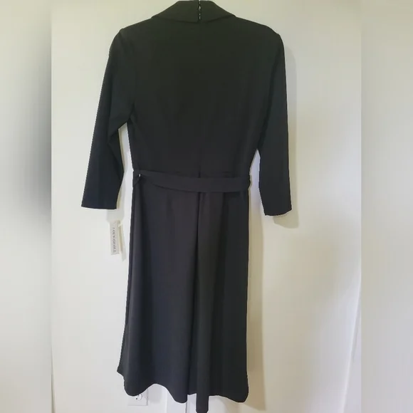 Shelvy Palmer Black Belted Dress - Picture 2 of 16